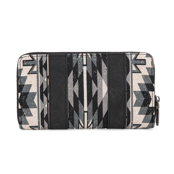 Wrangler Southwestern Art Print Wallet - Black