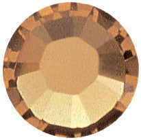 2" Custom Copper Crossed Rifles Concho - Crystal and Golden Shadow