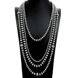 Western Multi Layered Navajo Beaded Long Necklace
