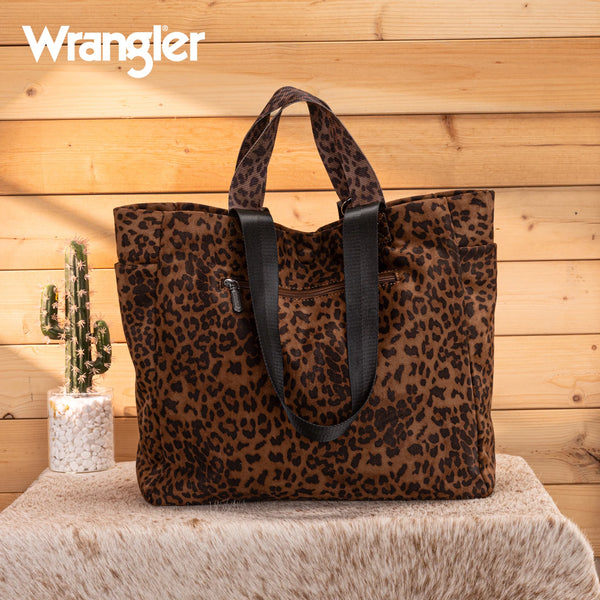 Wrangler Leopard Print Crossbody/ Tote