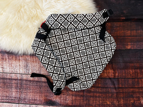 Black and white Aztec Print Backpack by Montana West