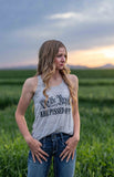We The People Are Pissed Off - Light Grey Razor Back Tank