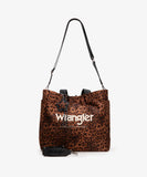 Wrangler Leopard Print Crossbody/ Tote