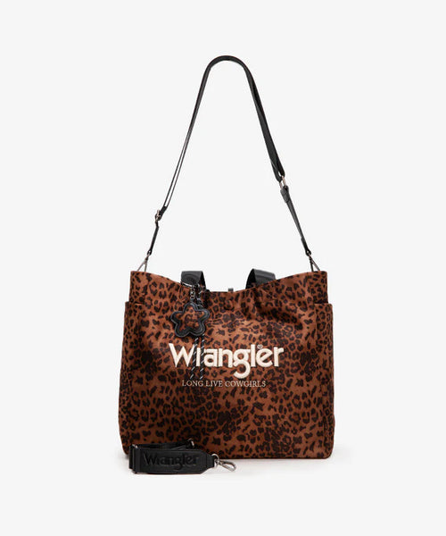 Wrangler Leopard Print Crossbody/ Tote
