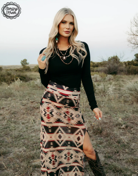 Santa Fe Slit Skirt