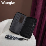 Wrangler Southwestern Art Print Wallet - Black