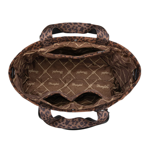 Wrangler Leopard Print Crossbody/ Tote