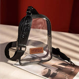 Wrangler Clear Sling Bag/Crossbody/Chest Bag - Black