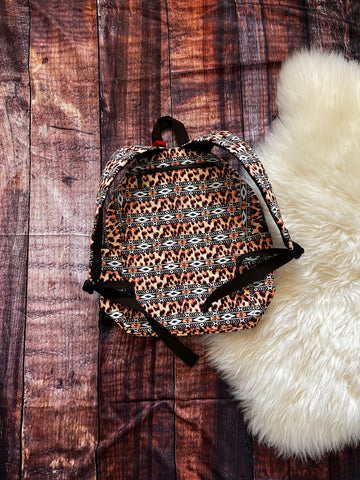 Cheetah and Turquoise Print Backpack by Montana West