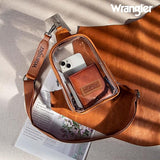 Wrangler Clear Sling Bag/Crossbody/Chest Bag - Brown