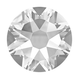 2 1/4" Custom Antique Silver Square Concho - Crystal, Black Diamond, and Jet