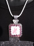 Breast Cancer Concho Necklace - Dally Down Designs