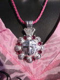 Shiny Silver Cross Concho Necklace - Dally Down Designs