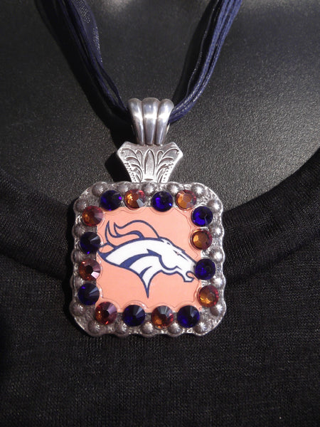 Denver Broncos Concho Necklace - Dally Down Designs