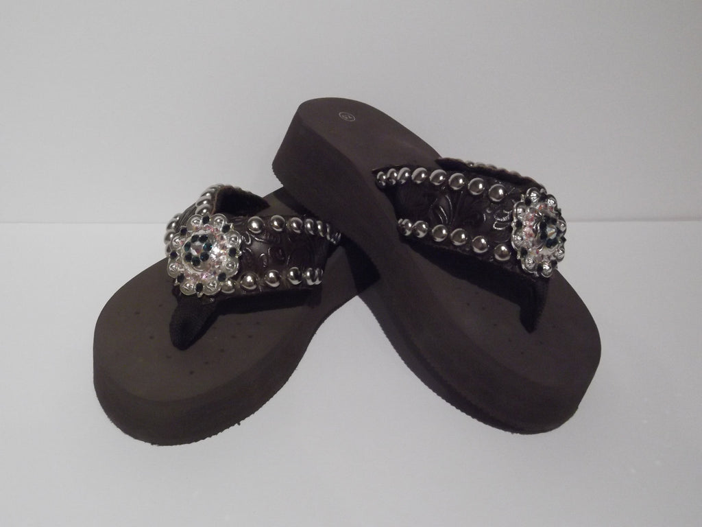 Custom Cowgirl Flip Flops - The Sophia