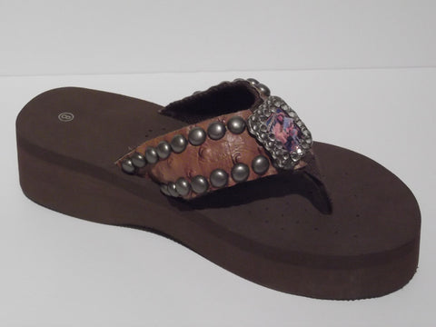 Custom Cowgirl Flip Flops - The Cowgirl