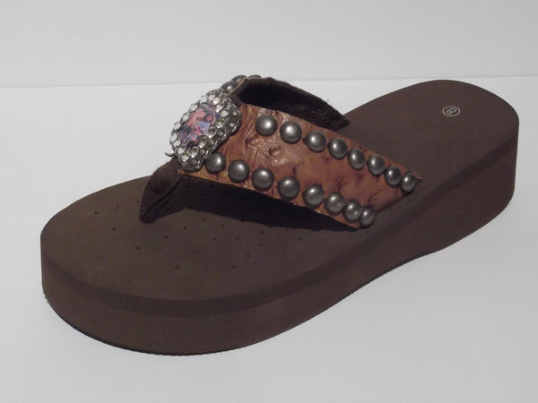 Custom Cowgirl Flip Flops - The Cowgirl