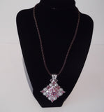 Shiny Silver Square Berry Concho Necklace - Dally Down Designs