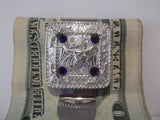Square Steer Head Concho Money Clip - Dally Down Designs