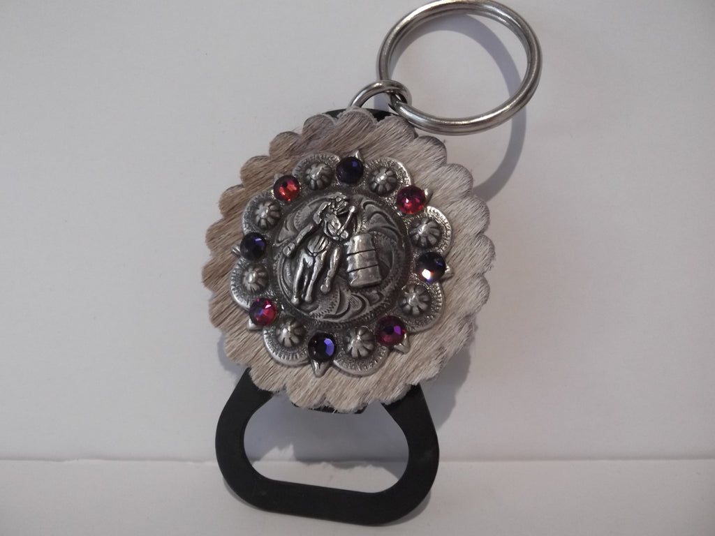 Barrel Racer Concho Bottle Opener - Dally Down Designs