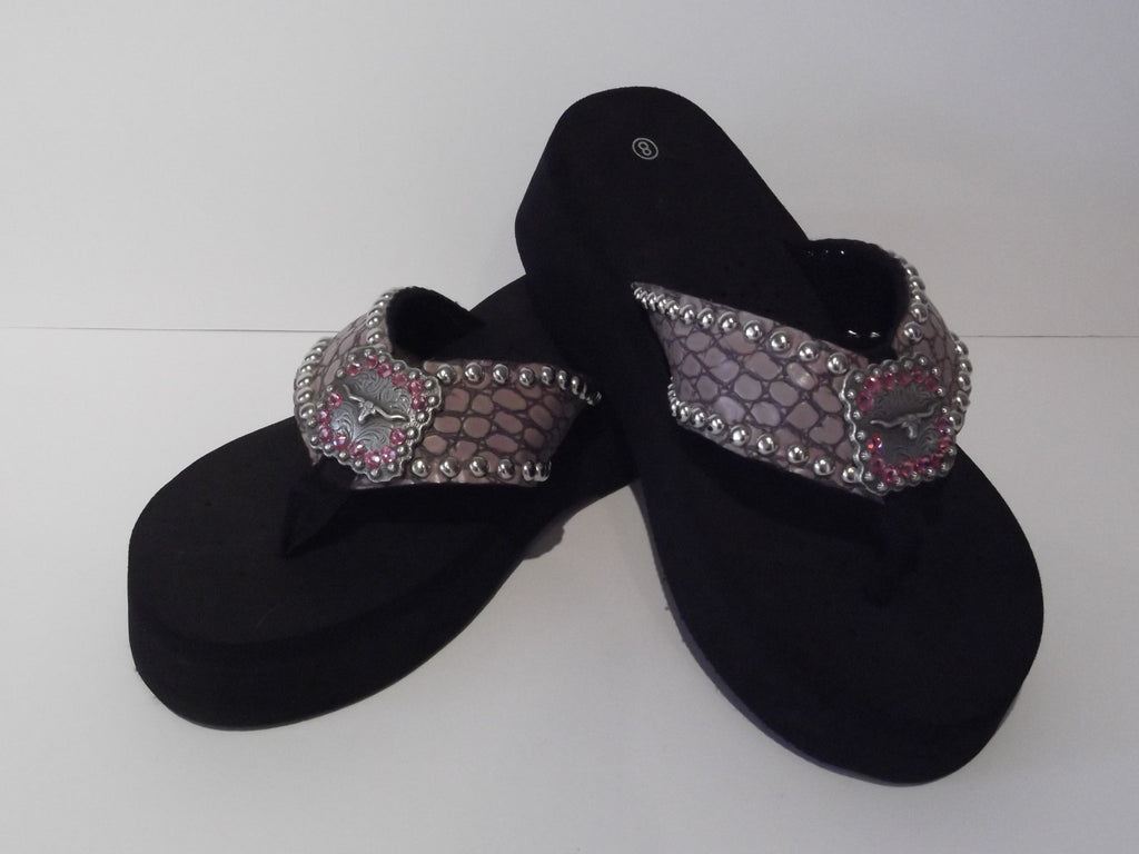 Custom Cowgirl Flip Flops - The Grace