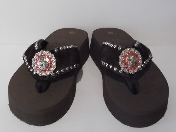 Custom Cowgirl Flip Flops - The Gabriella