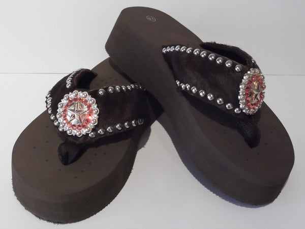 Custom Cowgirl Flip Flops - The Gabriella