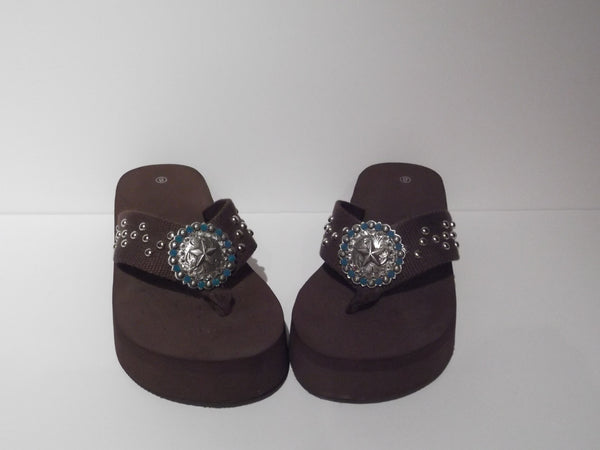 Custom Cowgirl Flip Flops - The Dally