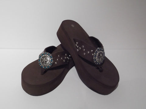 Custom Cowgirl Flip Flops - The Dally