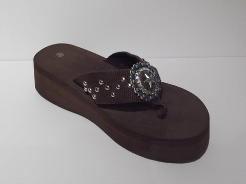 Custom Cowgirl Flip Flops - The Dally