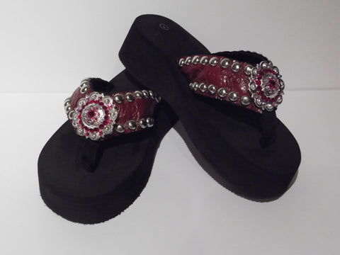 Custom Cowgirl Flip Flops - The Brooklynn