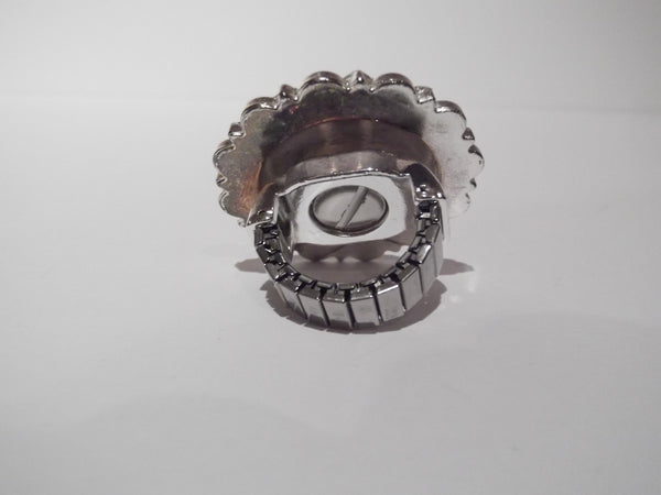 Shiny Silver Star Concho Ring - Dally Down Designs