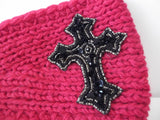 Woolen Headband - Dark Pink