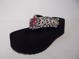 Custom Cowgirl Flip Flops - The Speckled Samantha