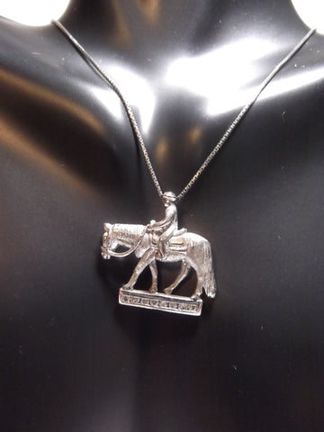 Kelly Herd Sterling Silver Rider Necklace