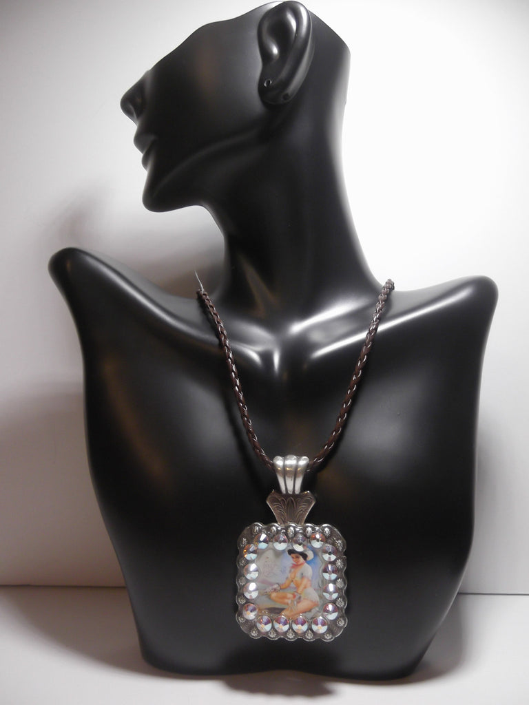 Pin Up Cowgirl Concho Necklace - Dally Down Designs