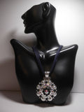 Shiny Silver Berry Concho Necklace - Dally Down Designs