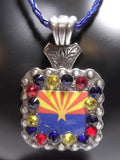 Arizona Flag Concho Necklace - Dally Down Designs