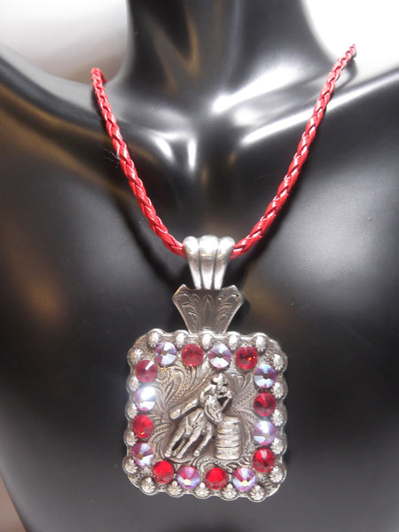 Antique Barrel Racer Concho Necklace - Dally Down Designs