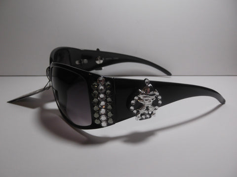 Skull and Crossed Pistols Concho Sunglasses - Dally Down Designs