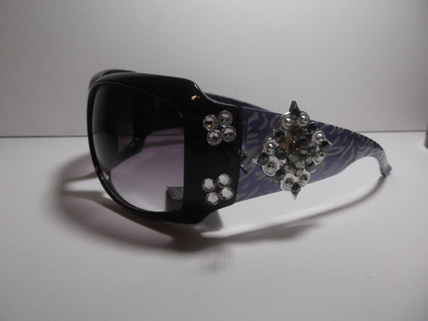 Shiny Silver Concho Sunglasses - Dally Down Designs