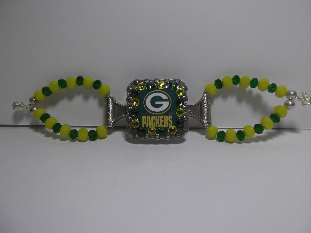 Custom Concho Bracelet - Packers