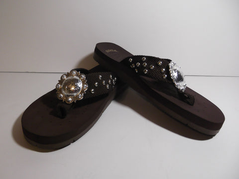 Custom Cowgirl Flip Flops - The Amethyst