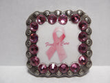 1 3/8" Custom Picture Concho - Find A Cure