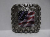 1 3/8" Custom Picture Concho - American Flag