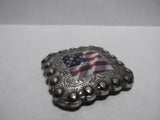 1 3/8" Custom Picture Concho - American Flag