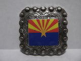 1 3/8" Custom Picture Concho - Arizona Flag