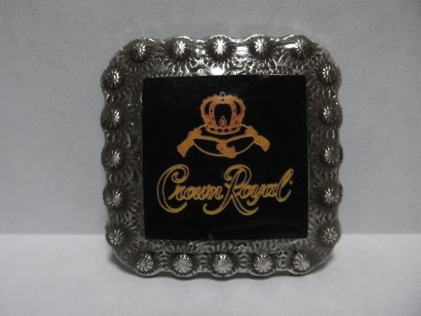 1 3/8" Custom Picture Concho - Crown Royal