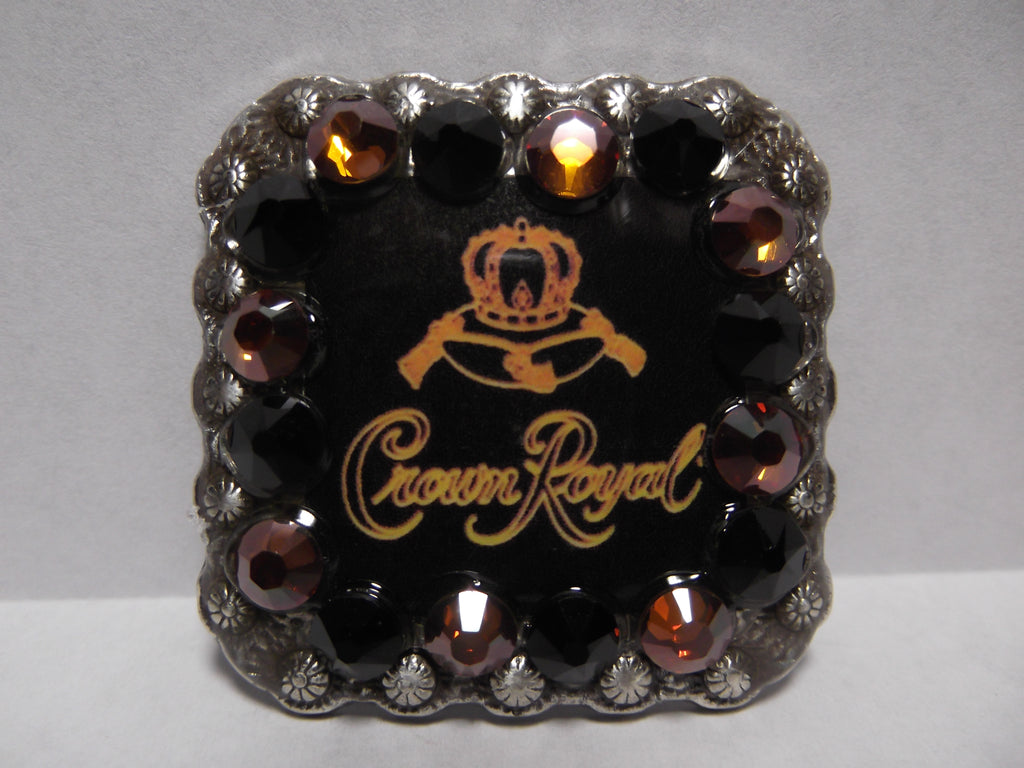 1 3/8" Custom Picture Concho - Crown Royal