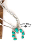 Double Take Necklace - Turquoise